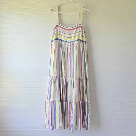 NWT Rails Revolve Shailene Parisail Stripe Midi Sun Dress Large Sundress - Picture 4 of 11